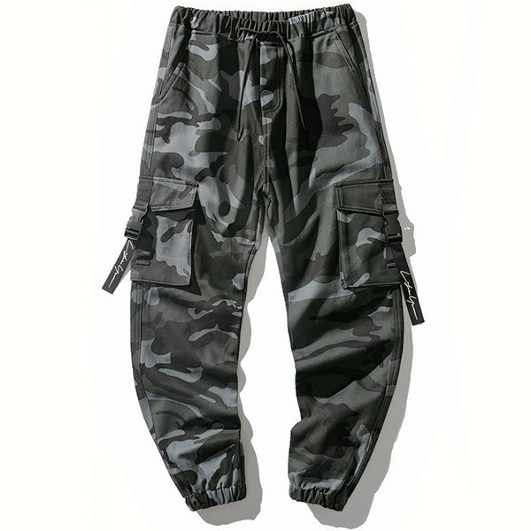 Men's Grey Camouflage Trousers