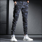 Men's Dark Camo Cargo Jogger Pants
