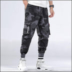 Men's Dark Camo Jogger Cargo Pants