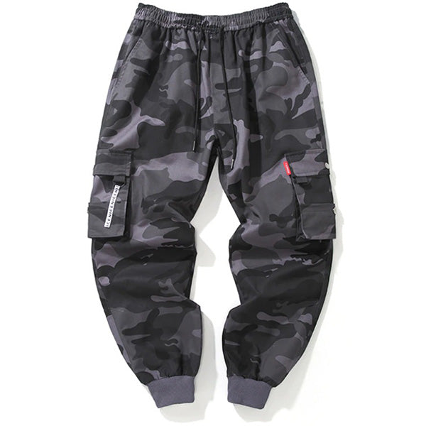 Men's Grey Camouflage Trousers