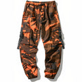 Men's Orange Camouflage Trousers
