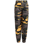Women's Yellow Camouflage Pants