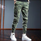 Men's Military Camo Jogger Cargo Pants
