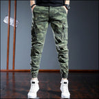 Men's Military Camo Jogger Cargo Pants