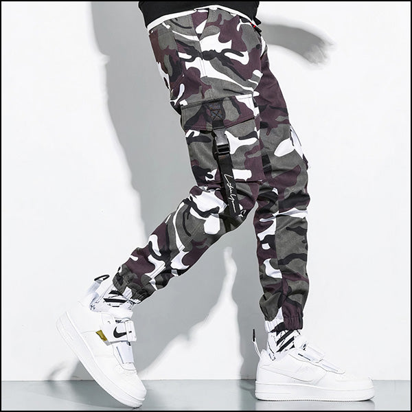 Men's Urban Camo Cargo Jogger Pants