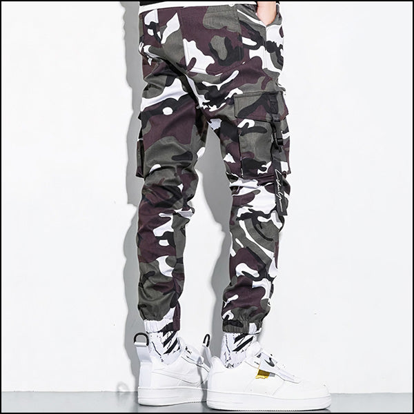 Men's Urban Camo Cargo Jogger Pants