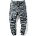 Men's Grey Camouflage Cargo Pants