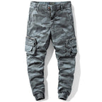Men's Grey Camouflage Cargo Pants