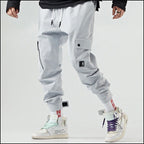 Streetwear Light Gray Cargo Joggers
