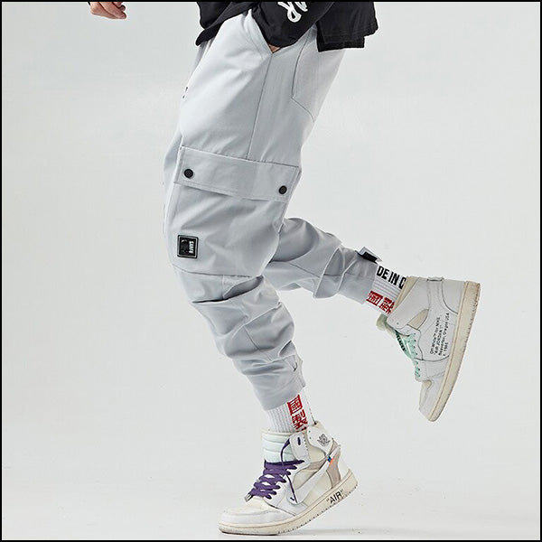 Men's Light Grey Cargo Pants