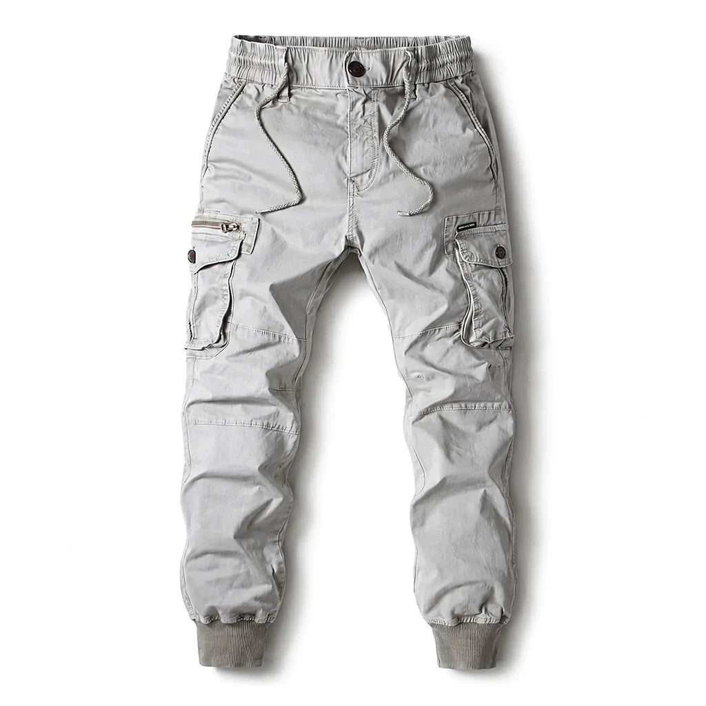 Stone Grey Cargo Pants