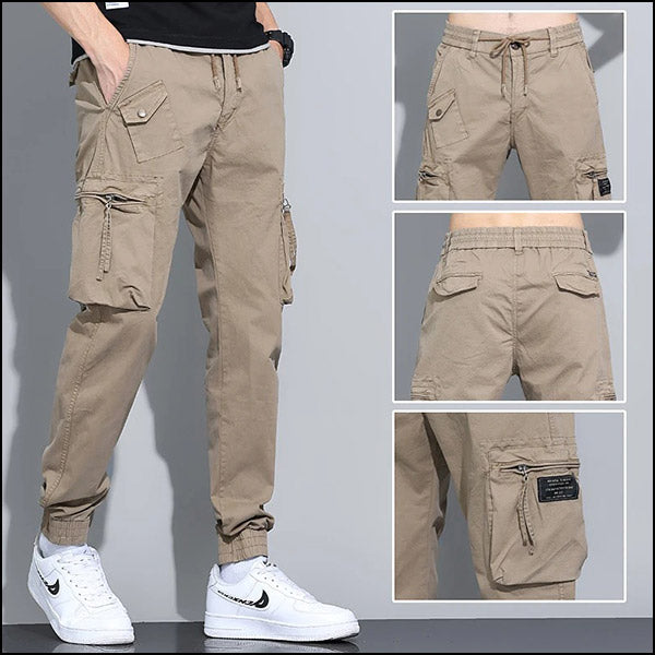 Men's Military Khaki Cargo Pants