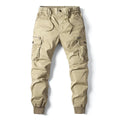 Beige Military Cargo Pants