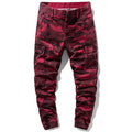 Red Military Cargo Pants