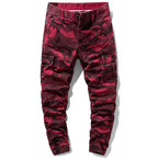 Red Military Cargo Pants