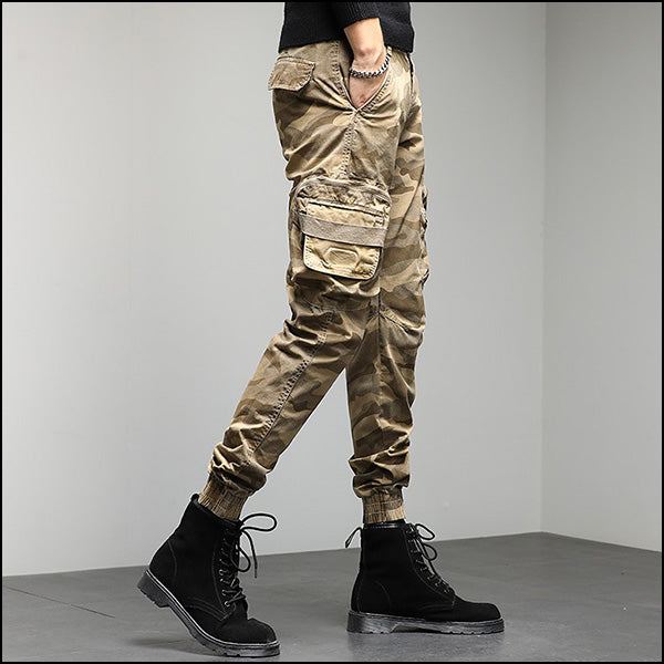 Men's Desert Camo Cargo Jogger Pants