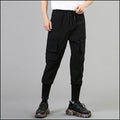 Black Cotton Cargo Pants