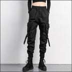 Black Cargo Pants, Japanese Streetwear