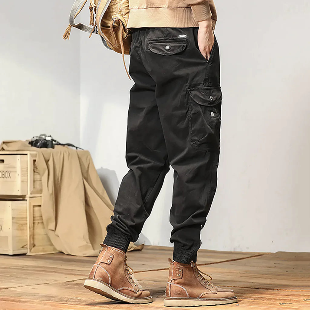 Men's Black Cargo Pants