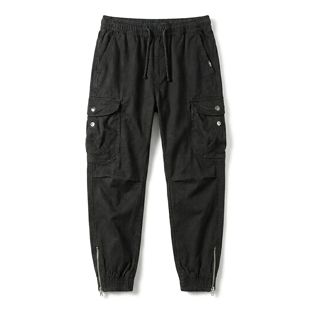 Men's Black Cargo Pants
