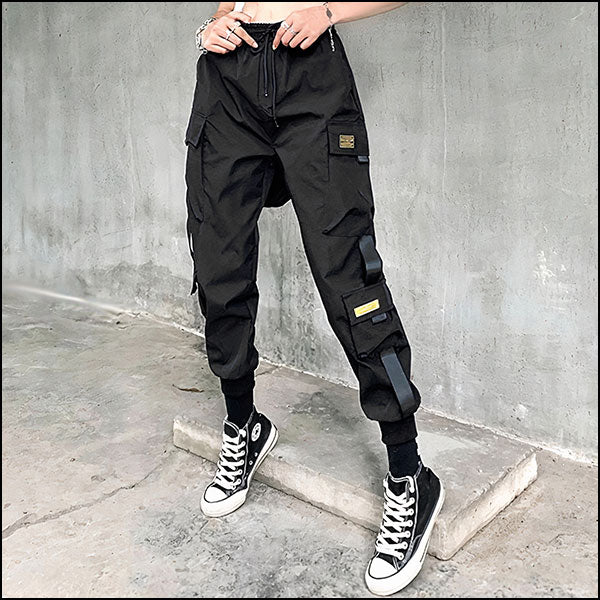Women's Black Cargo Pants