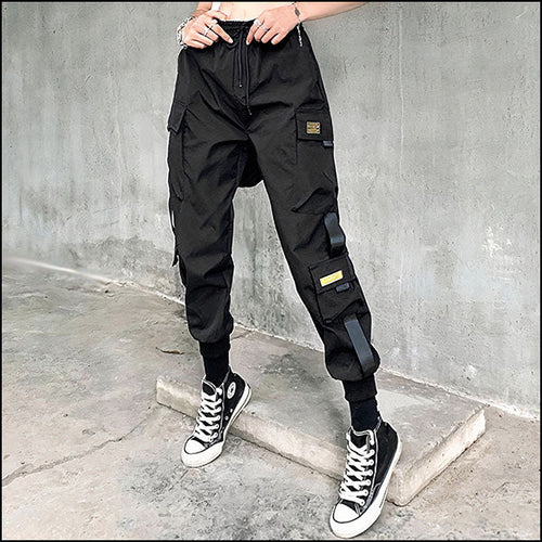 Women's Black Cargo Pants