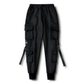 Men's Slim Black Cargo Pants
