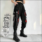 Forever Young Black Cargo Pants
