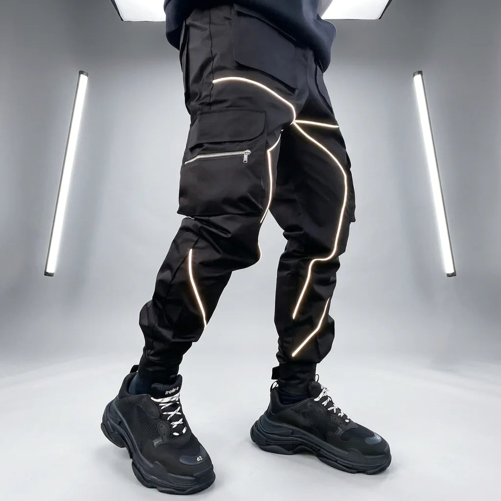 Men's Reflective Cargo Pants