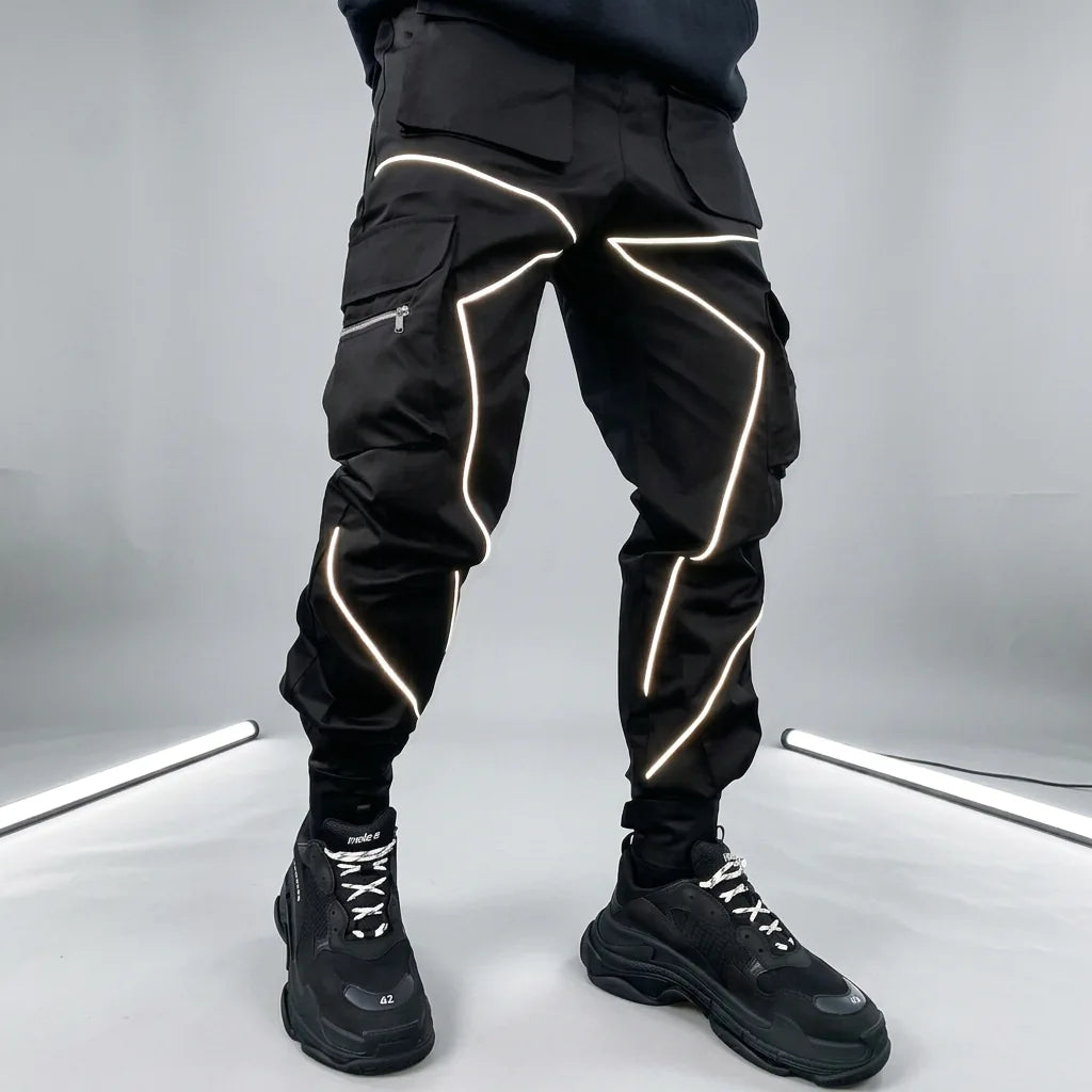 Men's Reflective Cargo Pants