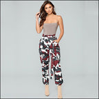 Men's Red Camo Cargo Joggers