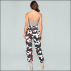Men's Red Camo Cargo Joggers
