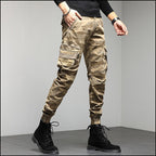 Men's Camouflage Tapered Cargo Jogger Pants