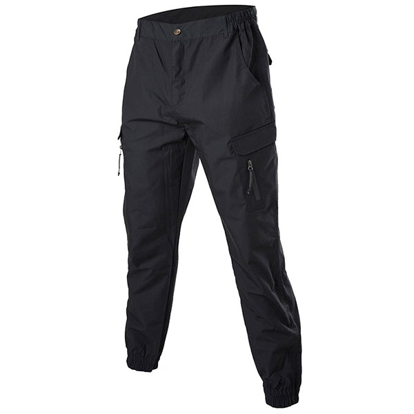 Men's Black Military Trousers