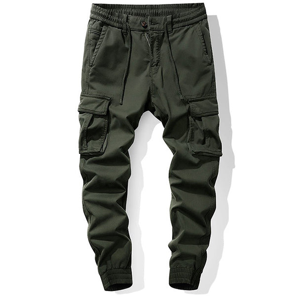 Men's Khaki Green Military Trousers
