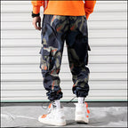 Urban Graphic Camo Cargo Jogger Pants