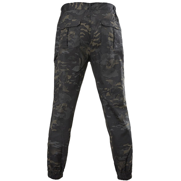 Men's Dark Multicam Tactical Cargo Joggers