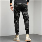 Men's Dark Camo Drawstring Jogger Pants