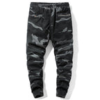 Men's Dark Camo Drawstring Jogger Pants