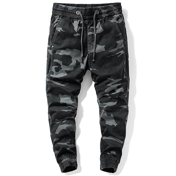 Men's Grey Camouflage Cargo Pants