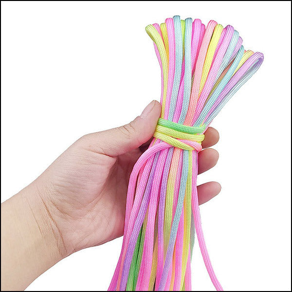 Pastel Rainbow Ombre Craft Cord
