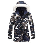 Men's Arctic Camouflage Military Parka