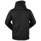 Men's Black Hooded Multi-Pocket Outdoor Jacket