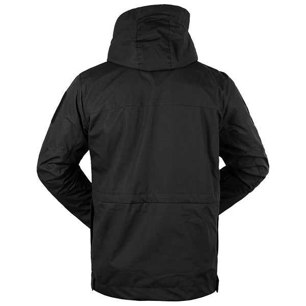Men's Black Hooded Multi-Pocket Outdoor Jacket