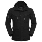 Men's Black Military Parka