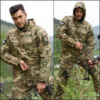Tactical Multicam Camo Hooded Field Jacket