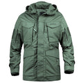 Men's Green Military Parka