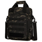 Black Camo Military Musette Bag
