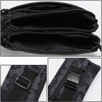 Dark Camo Multi-Pocket Fanny Pack