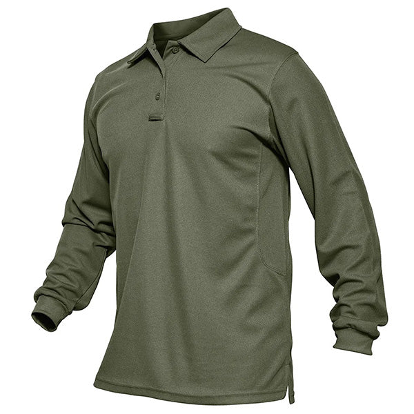 Military Polo Shirt, Long Sleeves